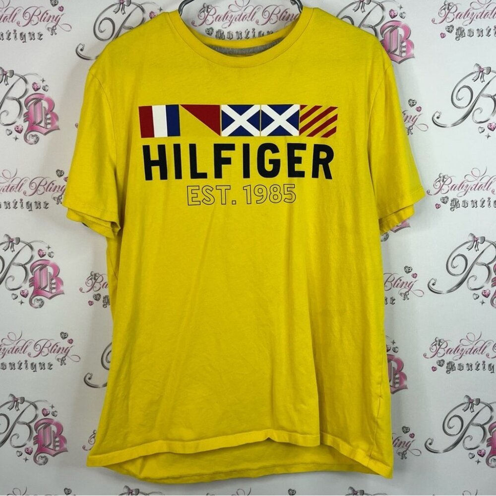 Tommy Hilfiger tshirt tee Tommy Bright Yellow Nautical T-Shirt